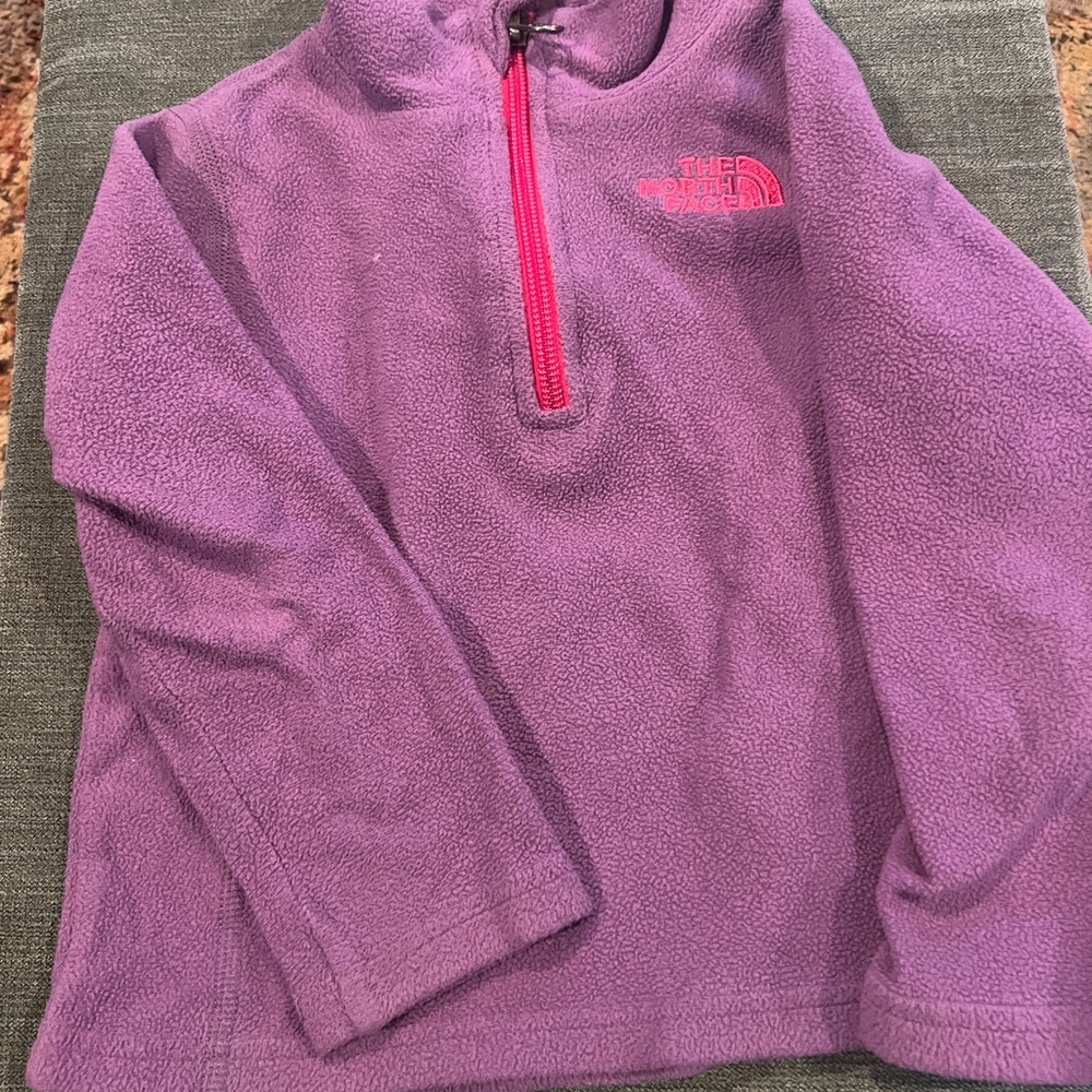 The North Face Kids Purple Fleece Hoodie
